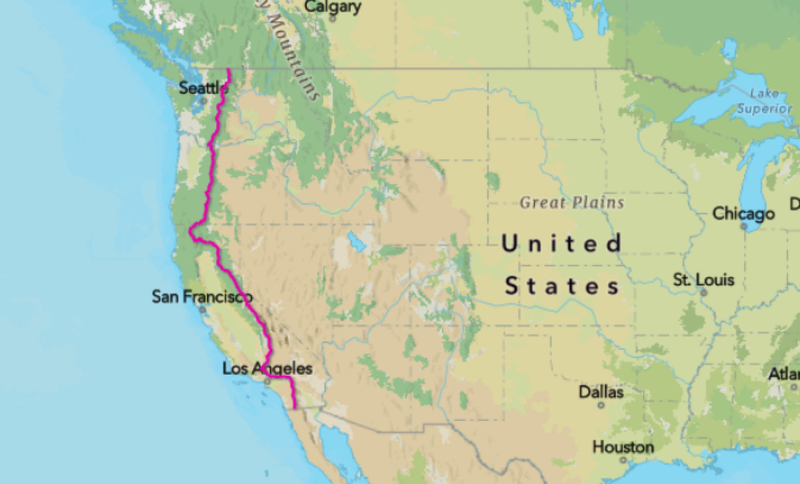 The Pacific Crest Trail
