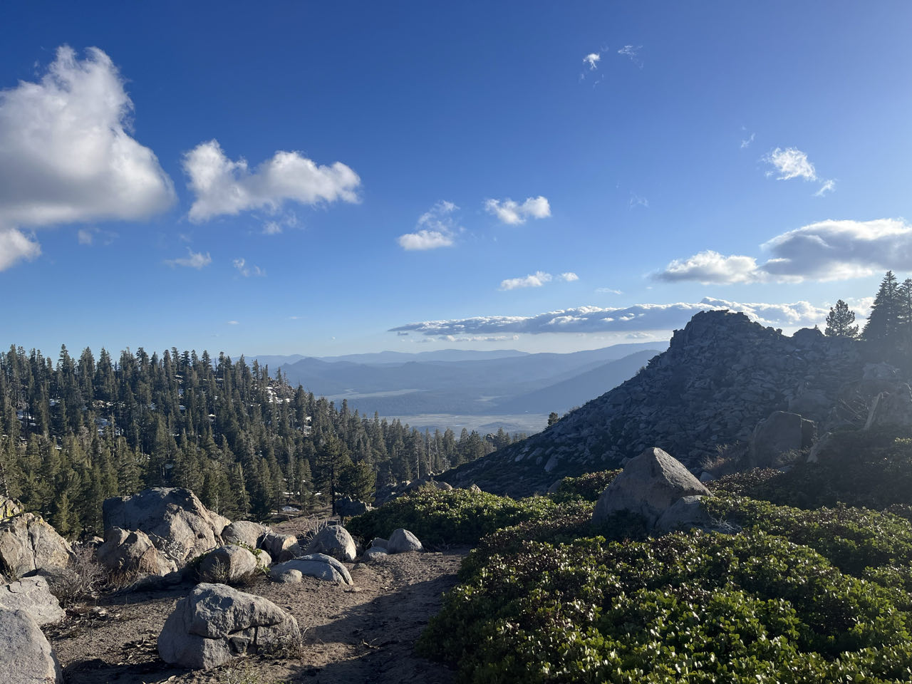 Entering the Sierra Nevada