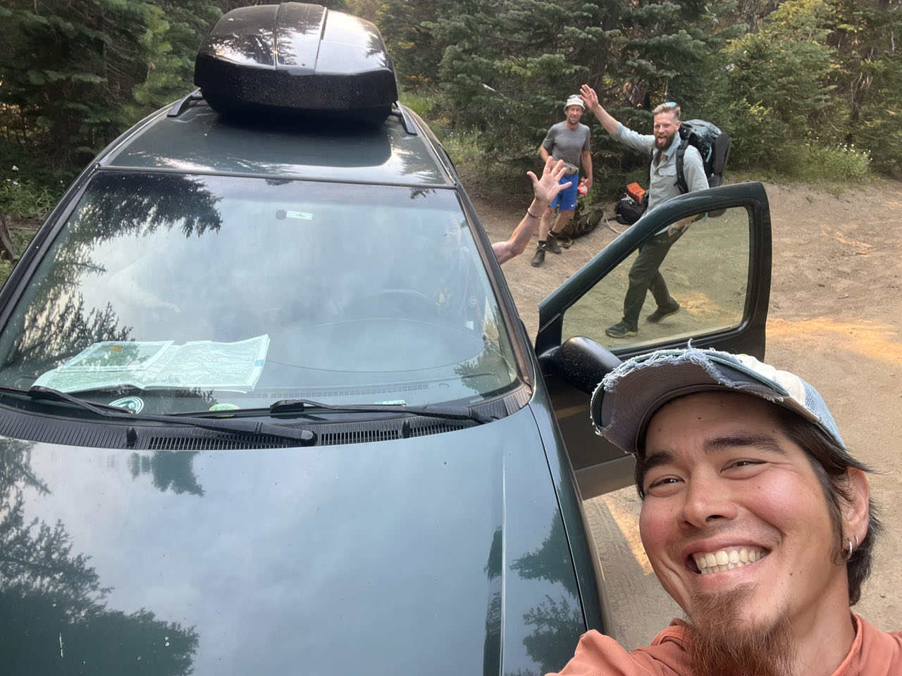 Unexpectedly back on trail